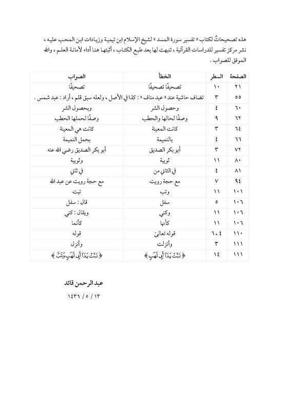 اضغط على الصورة لعرض أكبر. 

الإسم:	تصويبات تفسير سورة المسد .jpg 
مشاهدات:	1 
الحجم:	68.5 كيلوبايت 
الهوية:	174861